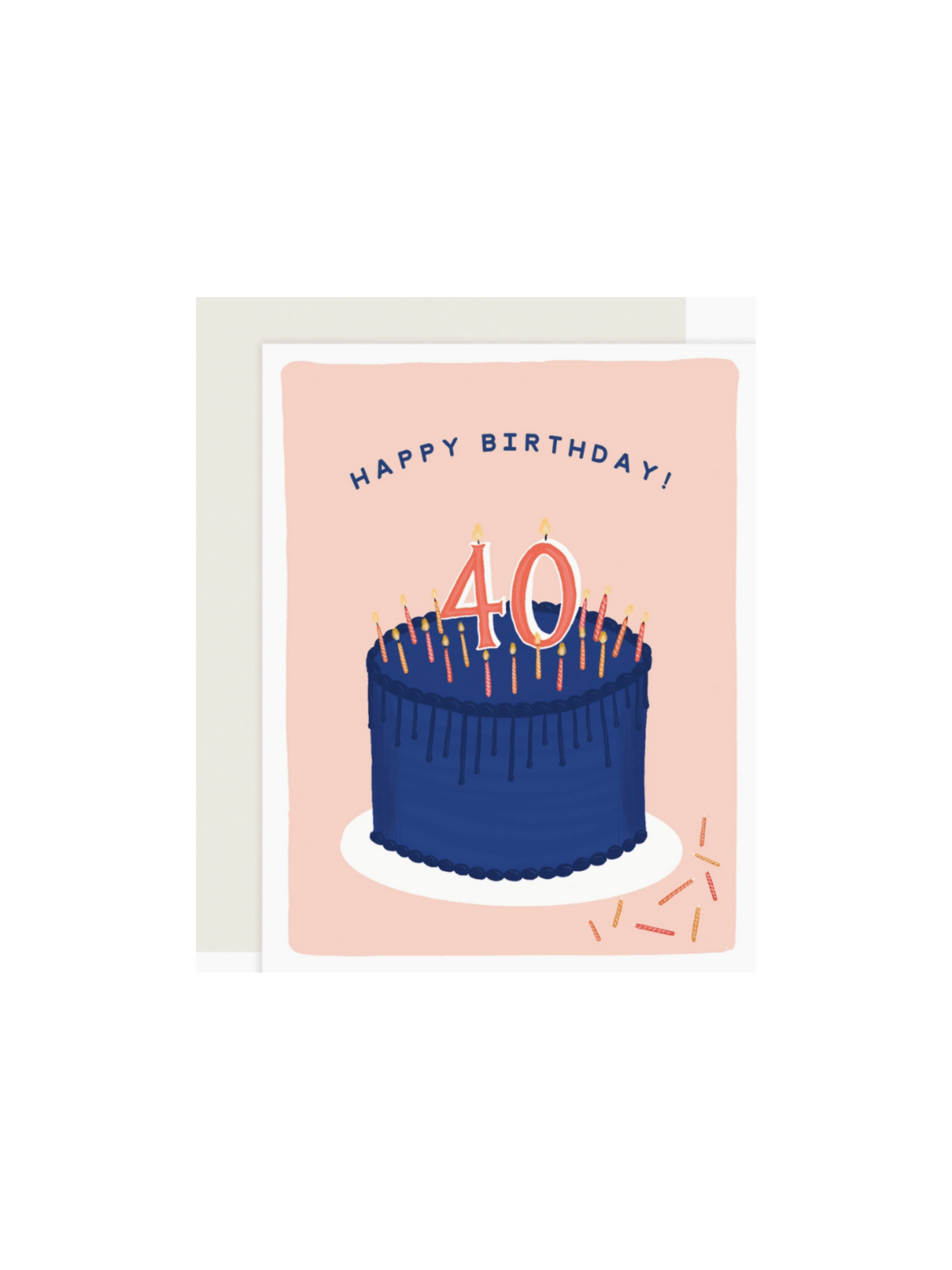 40 Cake Card