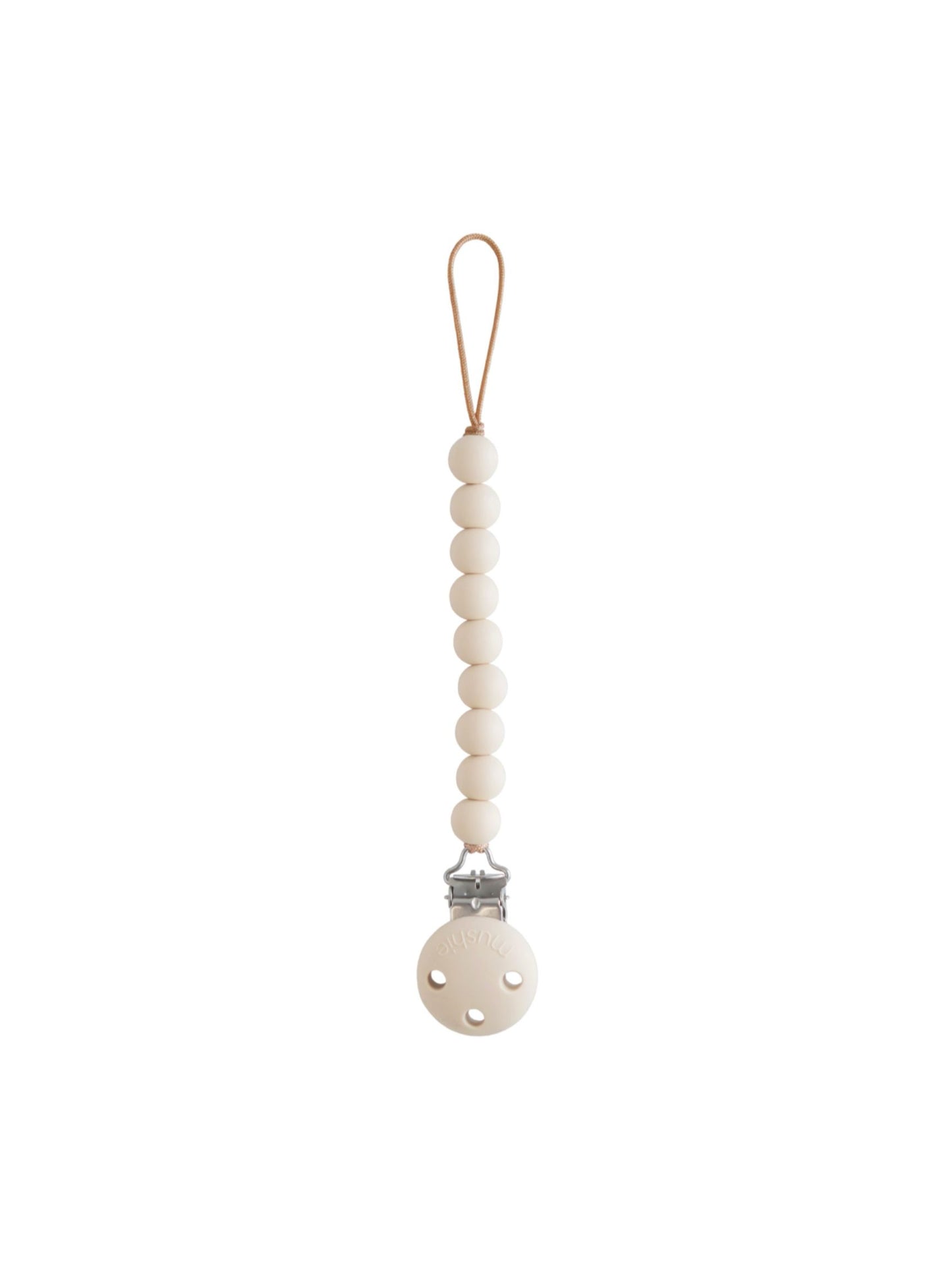 Silicon Pacifier Clip - Shifting Sand