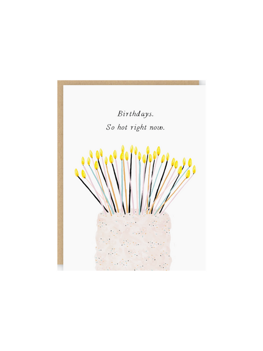 So Hot Right Now Birthday Card