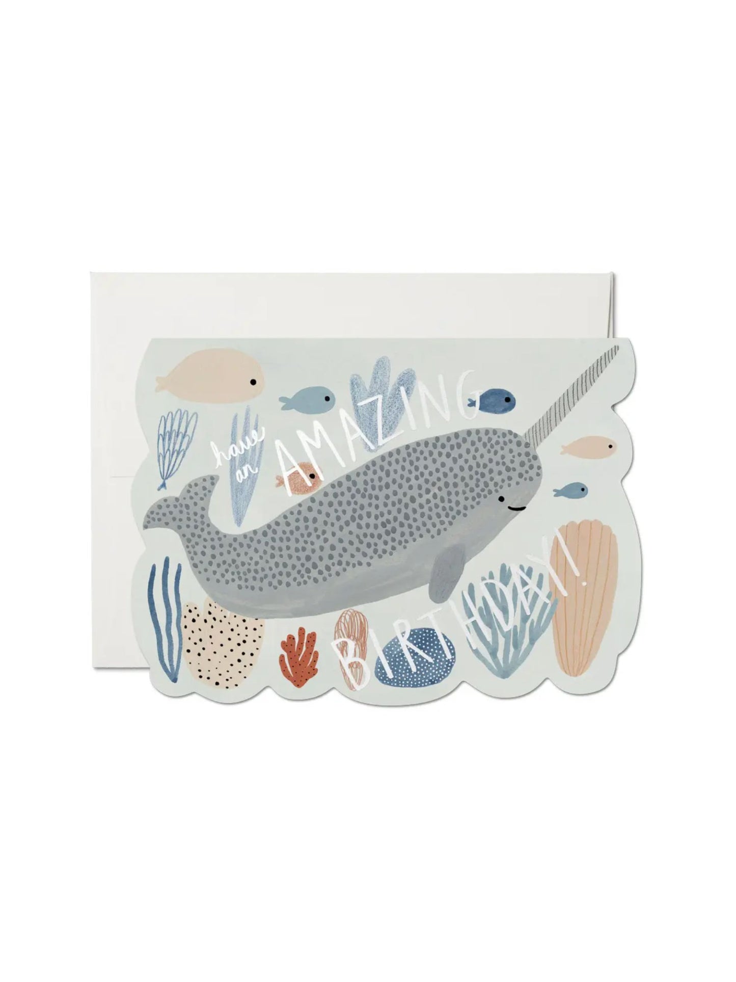 Narwhal Birthday Card