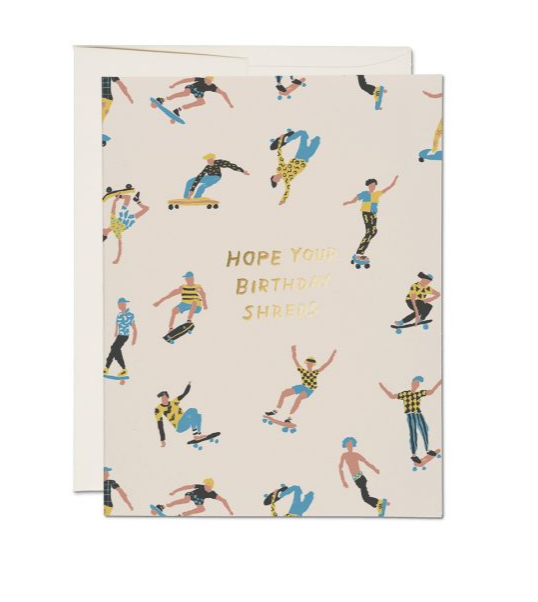 Shreds Birthday Card