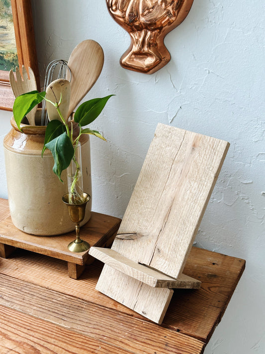 Vintage Wood Book Stand