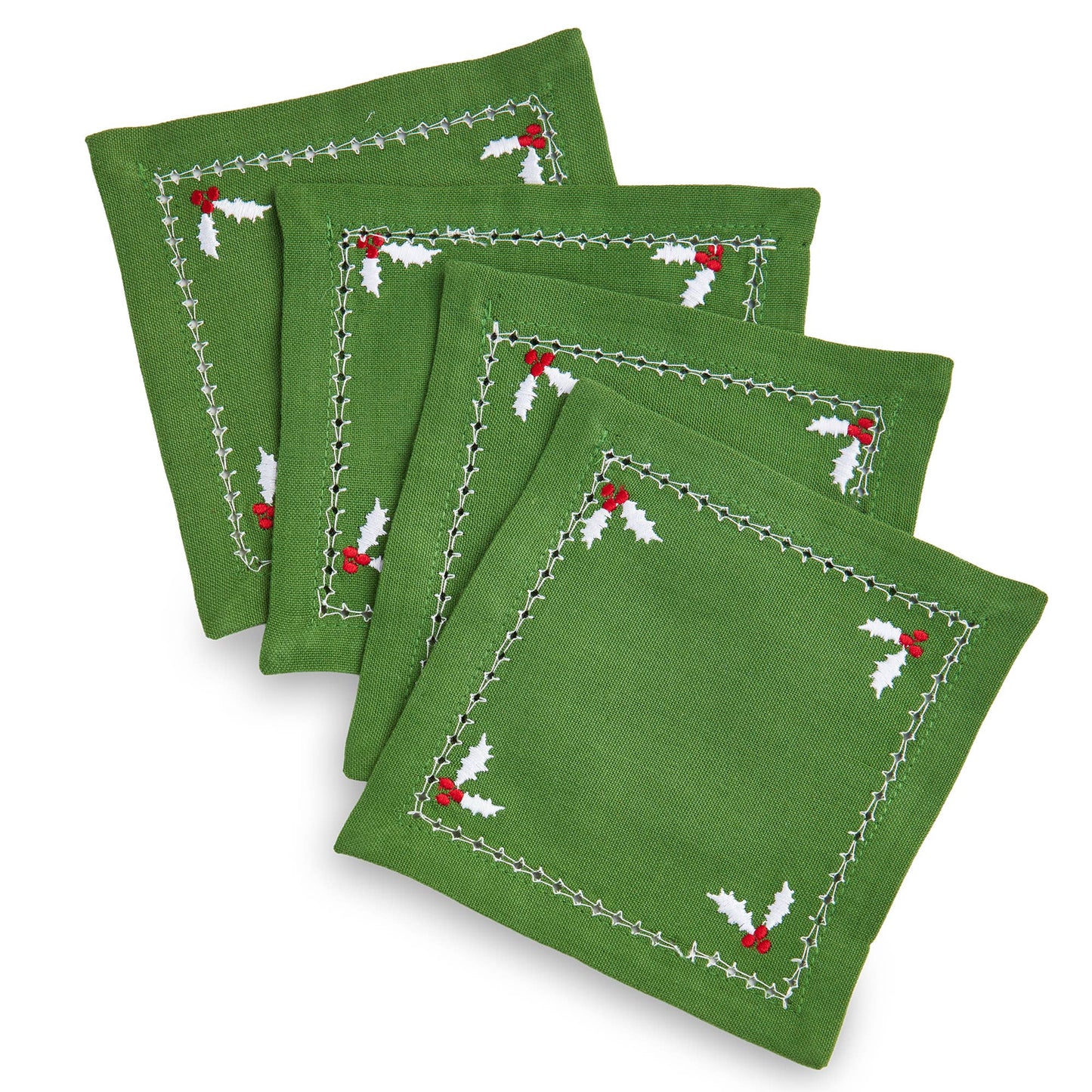Christmas Cotton Coaster Set of 4