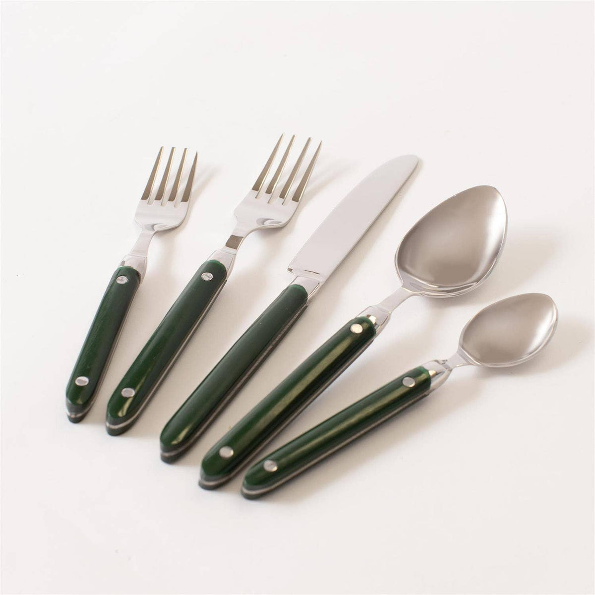 Forest Green Flatware - 5-PC/Set