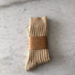 Ribbed Cotton High Socks - Neutral