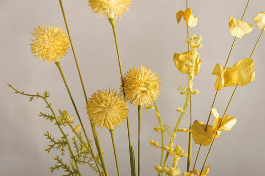 Mixed Yellow Floral Pick