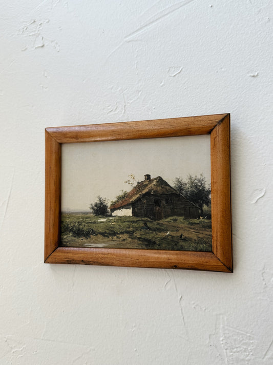 Vintage Homestead Framed Picture