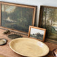 Vintage Brass Rimmed Tray