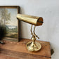 Vintage Brass Desk Lamp - Pick Up Only