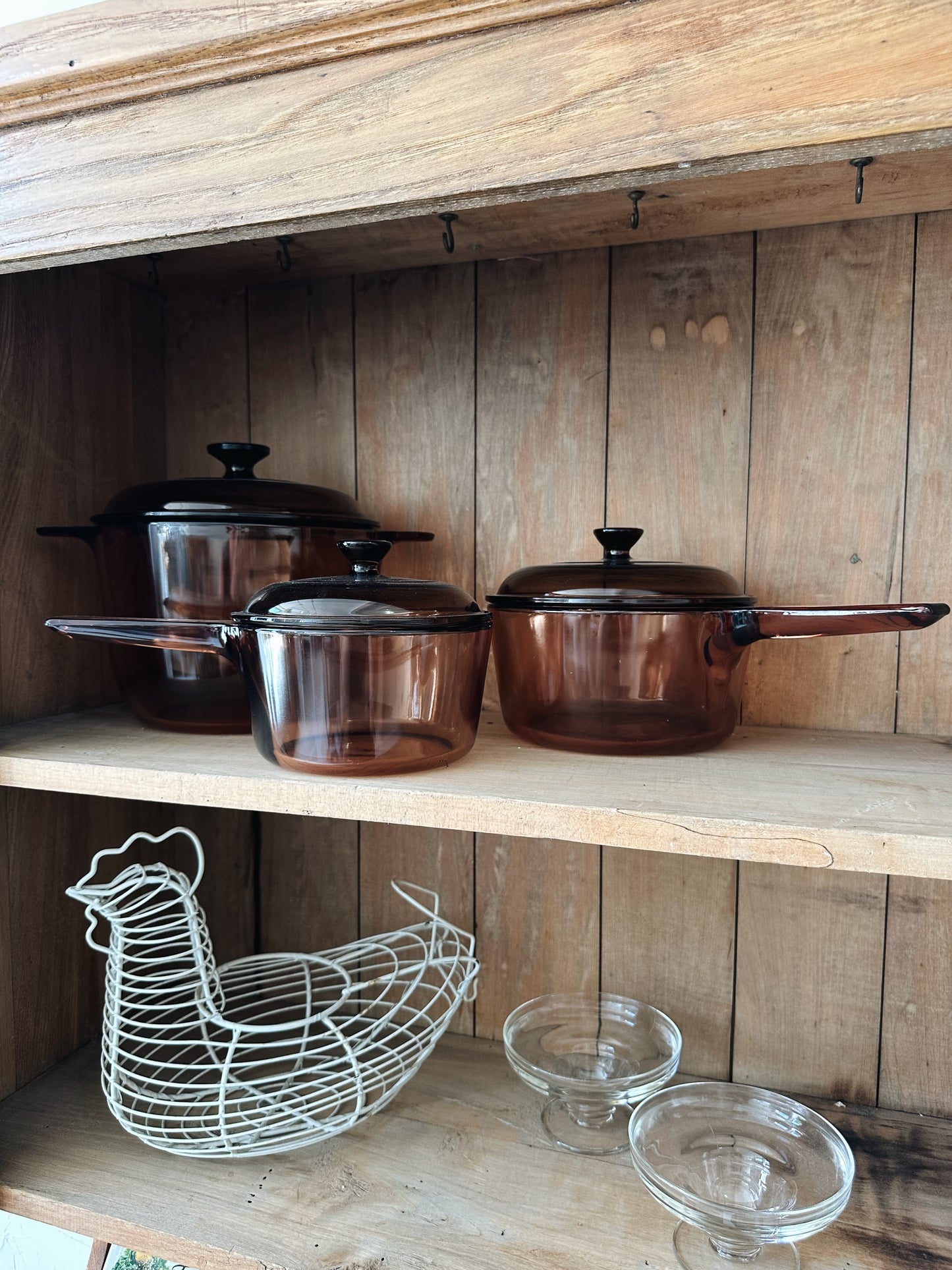 Vintage Amber Dish Set - Pick Up Only