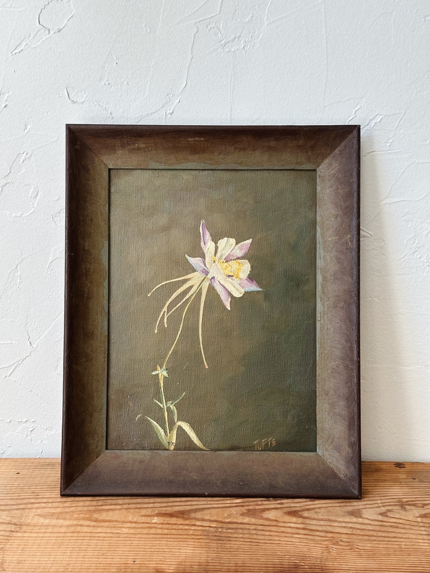 Vintage Flower Oil Painting