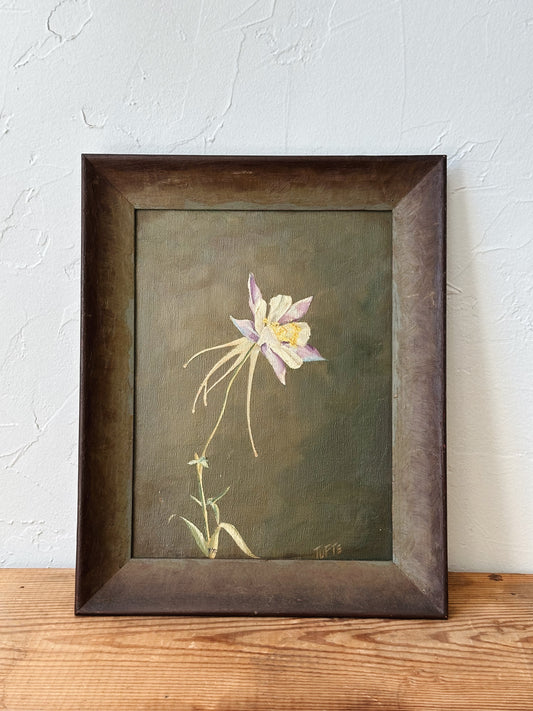 Vintage Flower Oil Painting