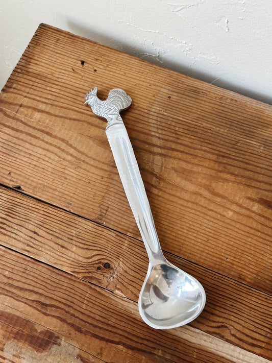 Vintage Chicken Serving Spoon