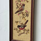 Vintage Bird Cross Stich Wall Hanging - Pick Up Only
