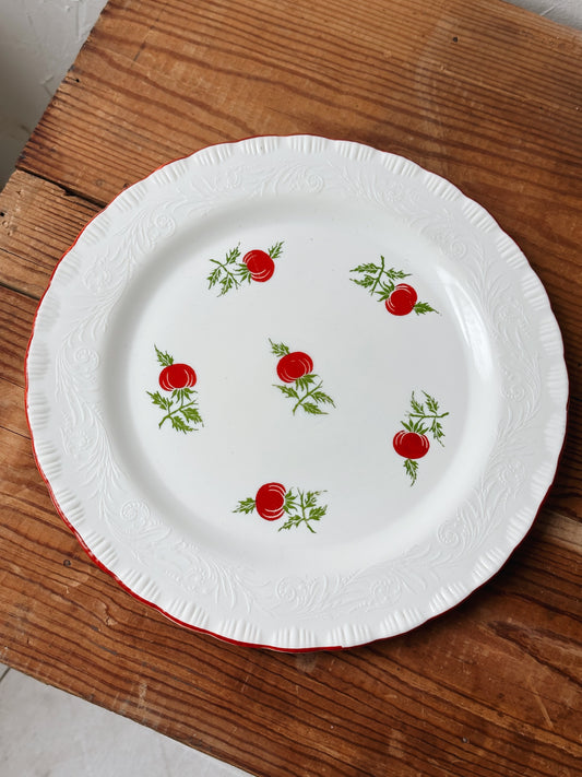 Vintage Tomato Plate - Pick Up Only