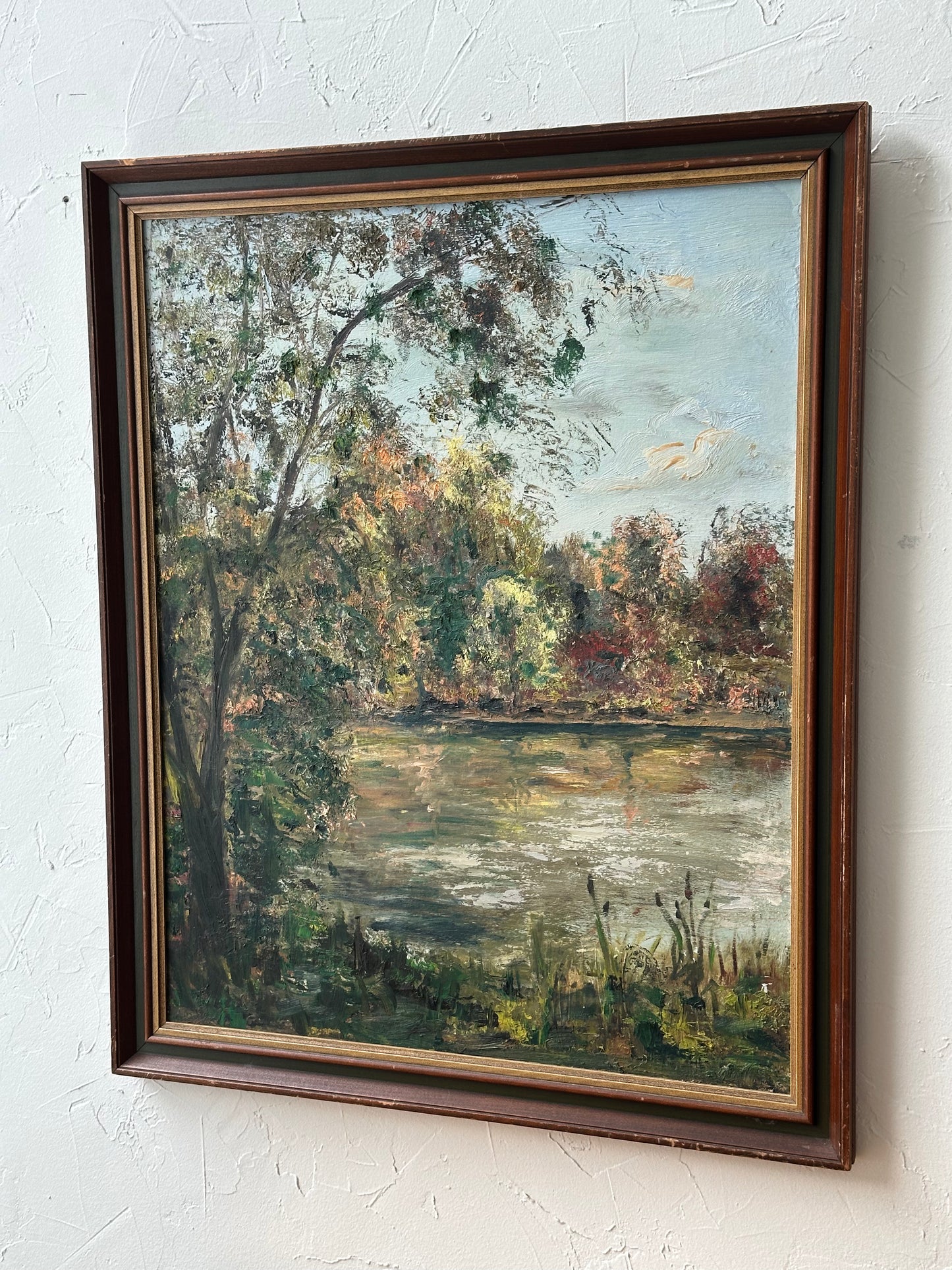 Vintage Reflections Oil Painting - Pick up only