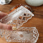Vintage Glass Butter Dish