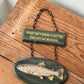 Vintage Fishing Wall Hanging