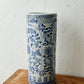 Vintage Tall Blue Vase