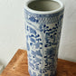 Vintage Tall Blue Vase