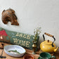 Vintage Yellow Tea Kettle