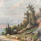 Vintage Canvas Board Road Landscape - Pick Up Only