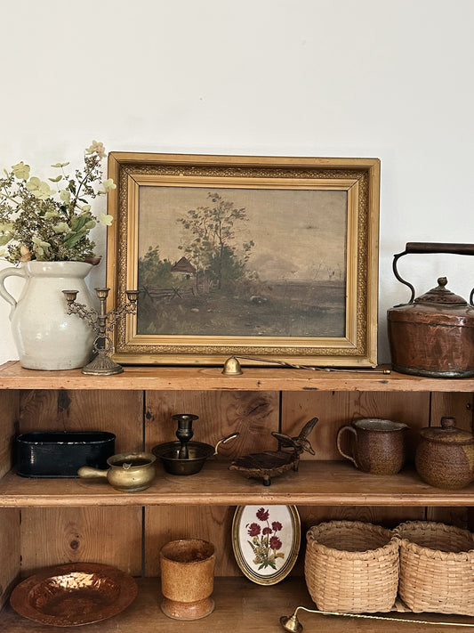 Vintage Country Landscape Oil Painting - Pick Up Only