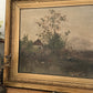 Vintage Country Landscape Oil Painting - Pick Up Only