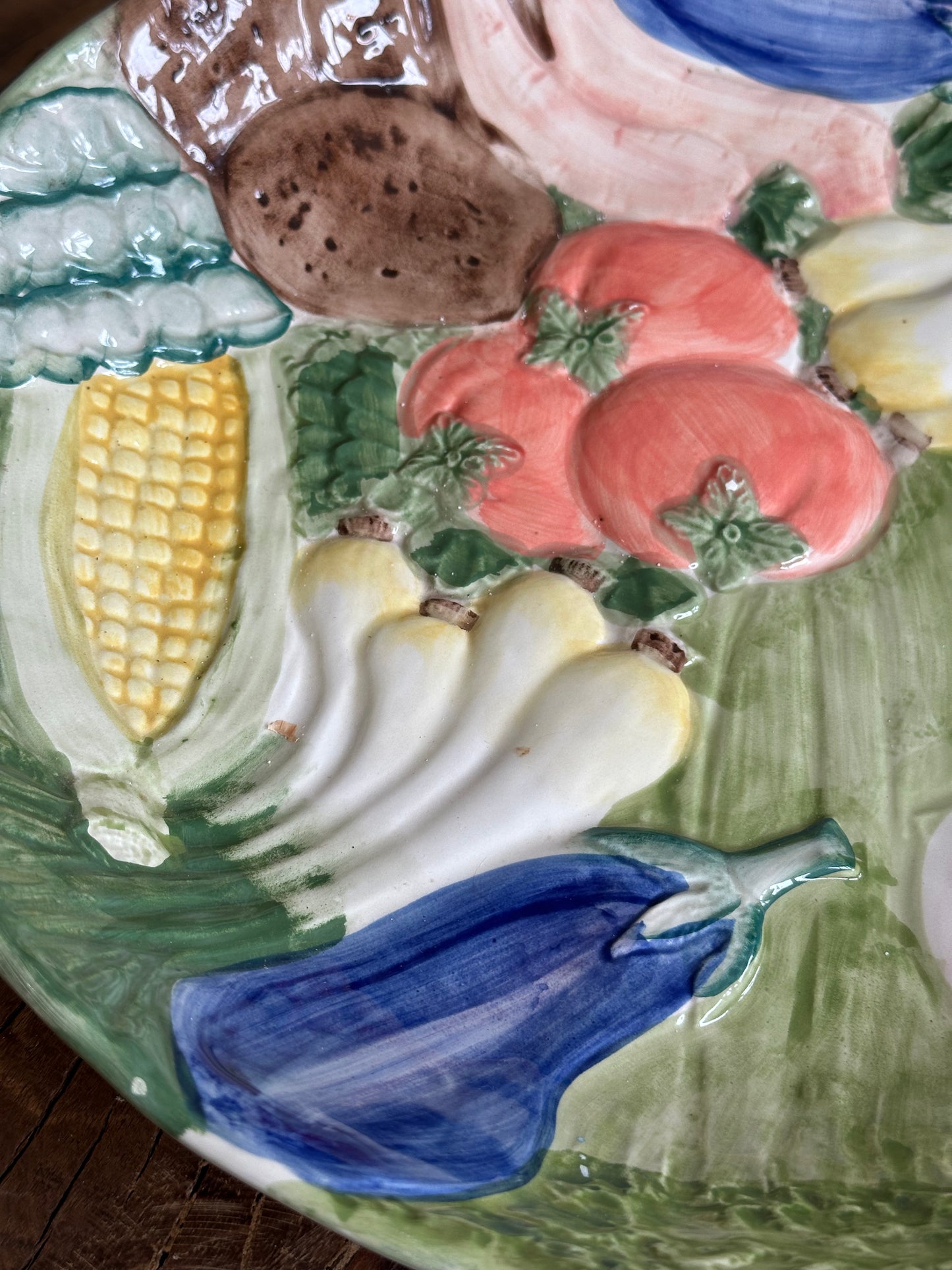 Vintage Fitz and Floyd Ceramic Serving Salad/Pasta Bowl - Pick Up Only