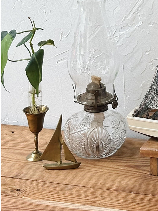 Vintage Brass Sail Boat