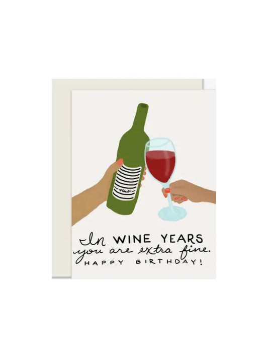 Wine Years Card