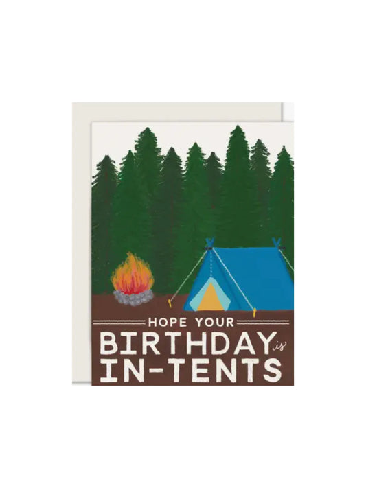 In-Tents Birthday Card