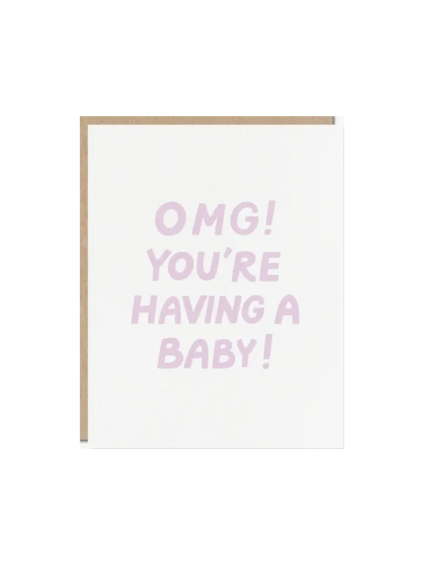 OMG Baby Card