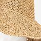 Knitted Straw Floppy Sun Hat - Multiple Colors