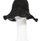 Knitted Straw Floppy Sun Hat - Multiple Colors