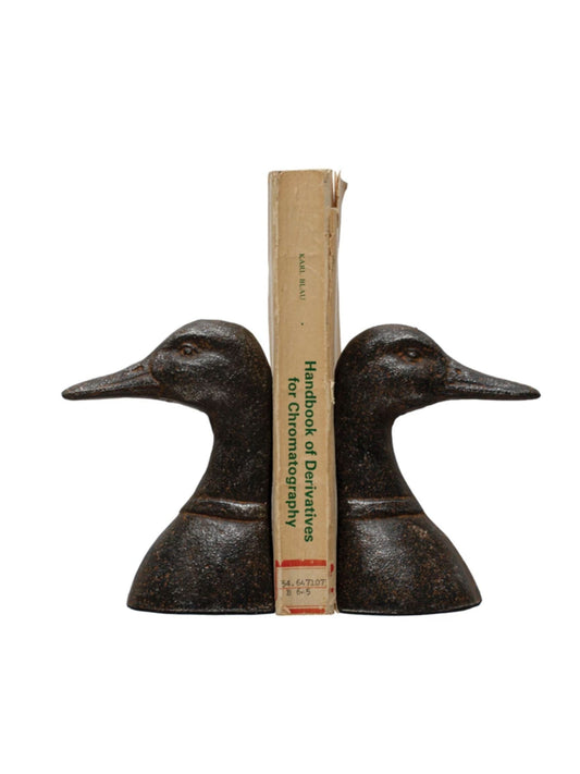 Cast Iron Duck Head Bookend