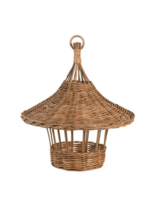 Hand-Woven Wicker Birdhouse (PICK UP ONLY)