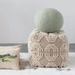 Sage Round Cotton Slub Orb Pillow (PICK UP ONLY)