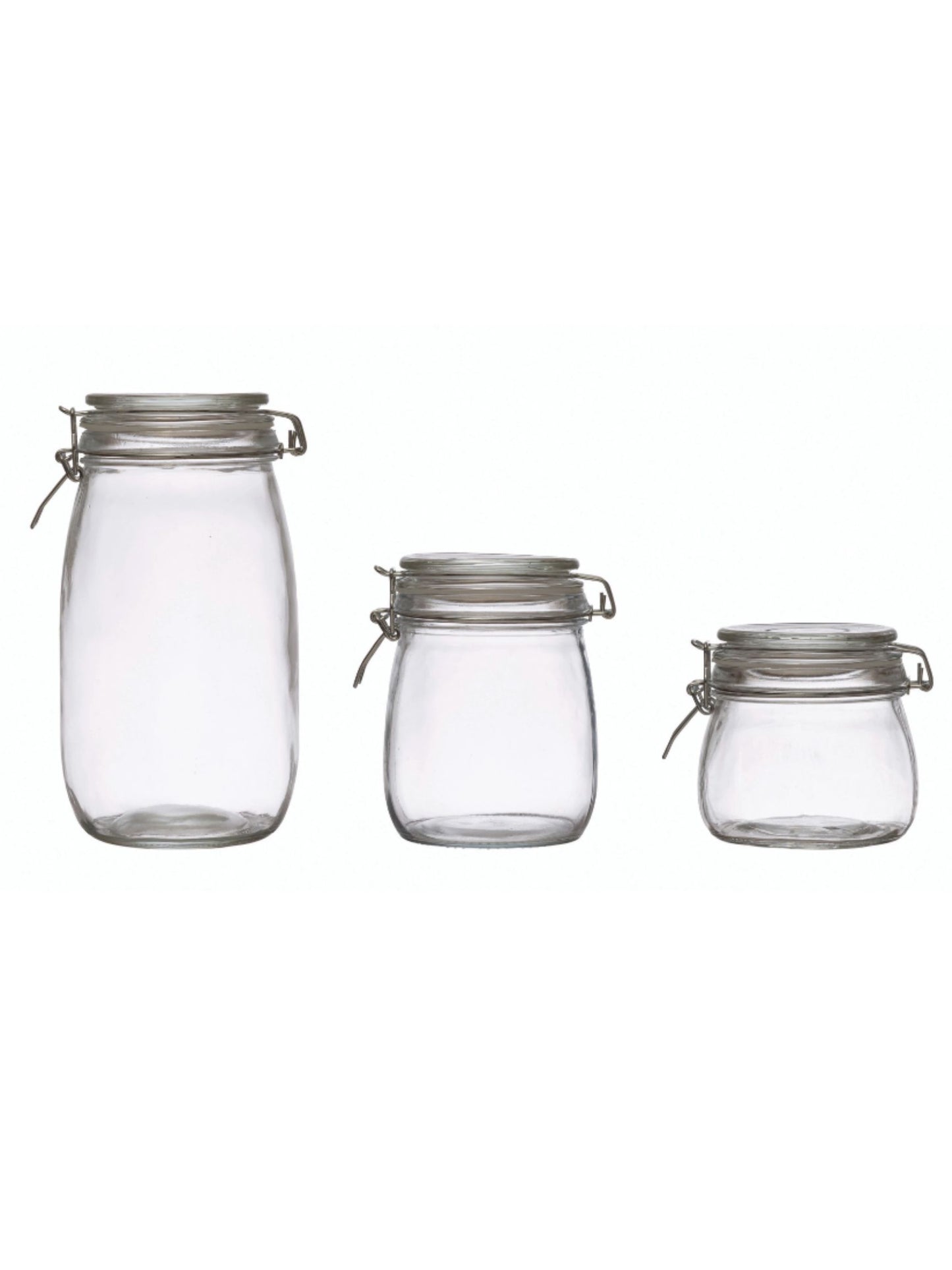 Glass Jar w/ Lid - 3 Sizes
