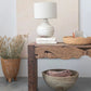 Hand-Carved Reclaimed Wood Console Table (PICK UP ONLY)