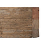 Hand-Carved Reclaimed Wood Console Table (PICK UP ONLY)