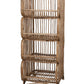 Hand-Woven Rattan Shelf w/ 4 Shelves (PICK UP ONLY)