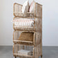 Hand-Woven Rattan Shelf w/ 4 Shelves (PICK UP ONLY)