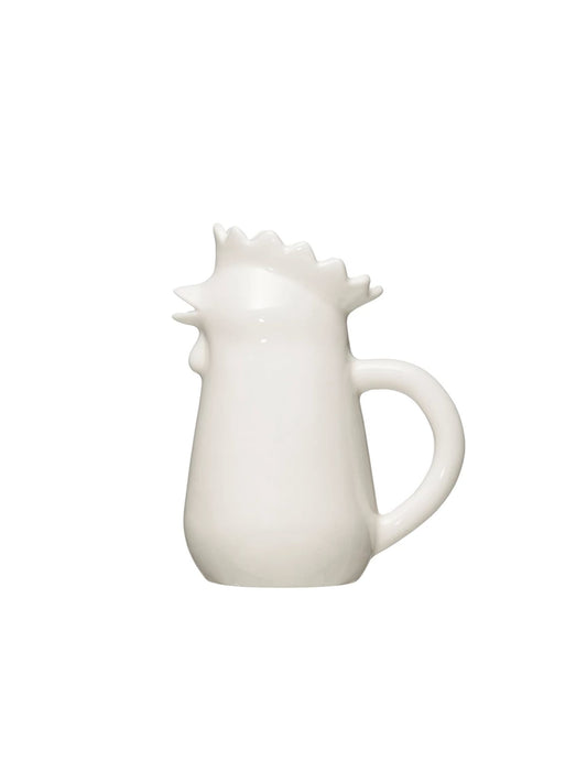 Stoneware Chicken Creamer