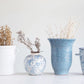 Terra-cotta Vase w/ Transferware Pattern (PICK UP ONLY)