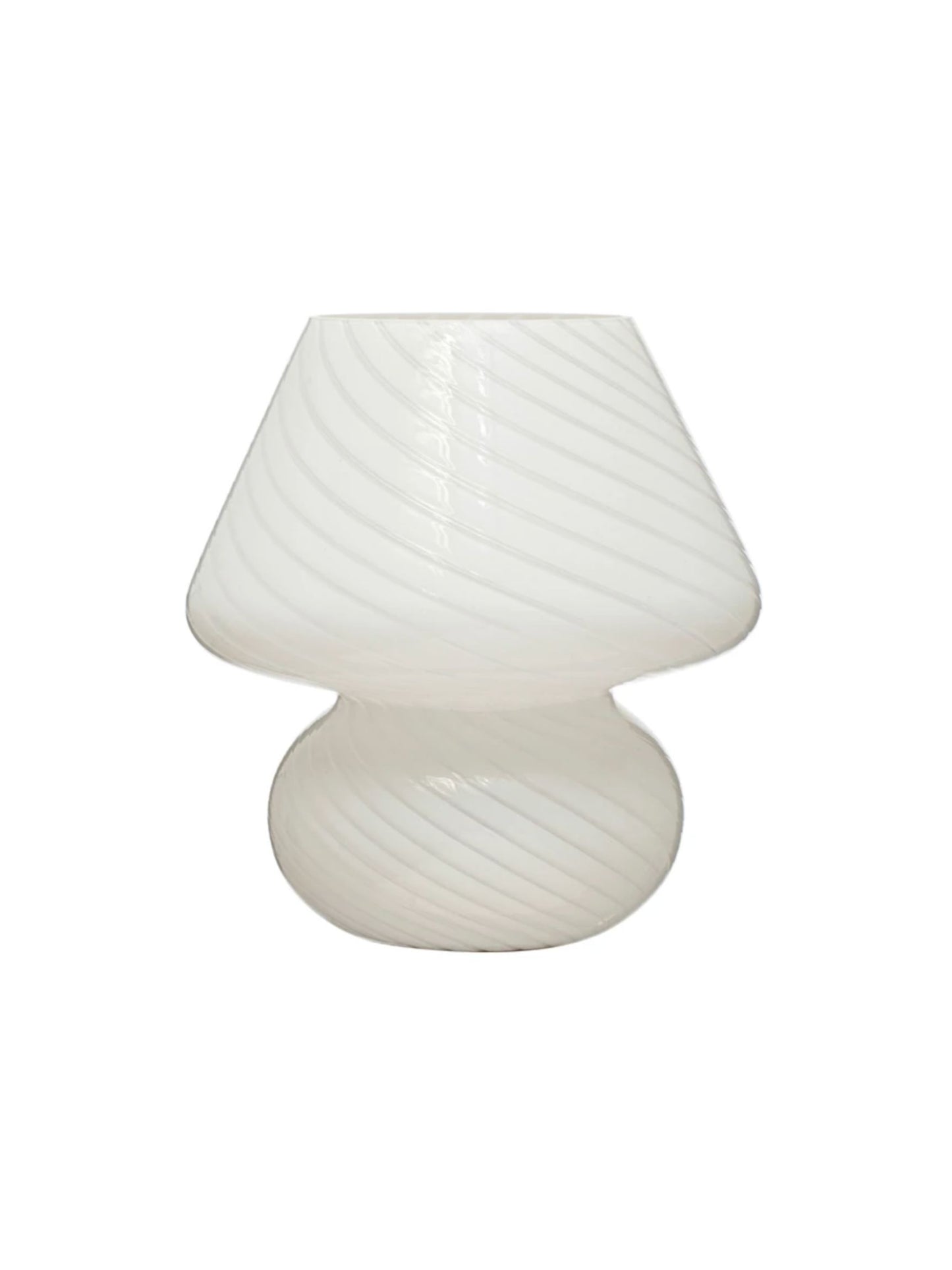 Blown Glass Table Lamp w/ Inline Switch