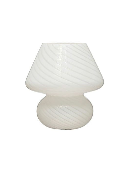 Blown Glass Table Lamp w/ Inline Switch
