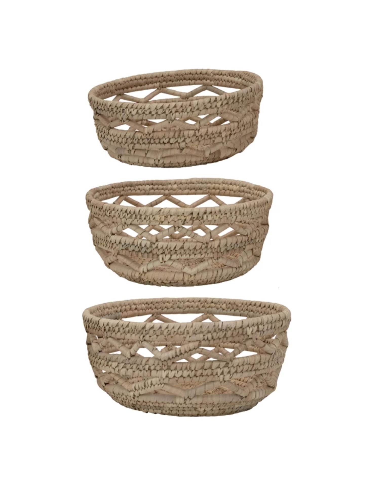 Hand-Woven Grass Baskets