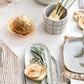 Stoneware Plate w/ Botanicals