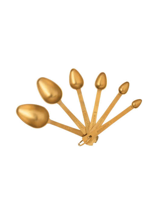 Gold Finish Stainless Steel Measuring Spoons
